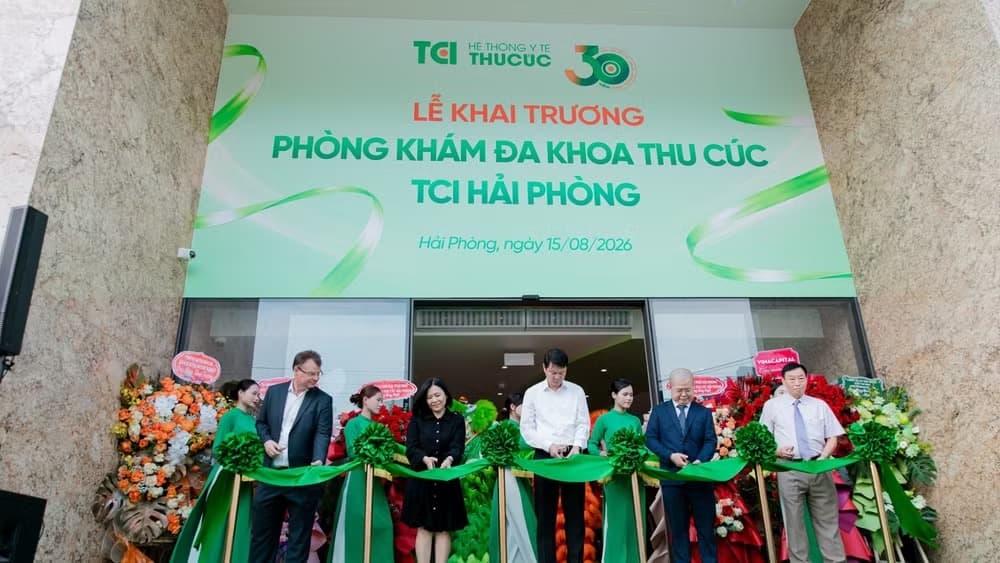 Ngày 15/08, Thu Cúc TCI khai trương cơ sở thứ 5 tại Hải Phòng
