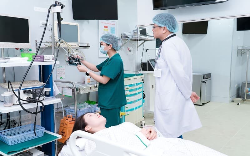 Tại Thu Cúc TCI Hải Phòng có hệ thống nội soi hiện đại