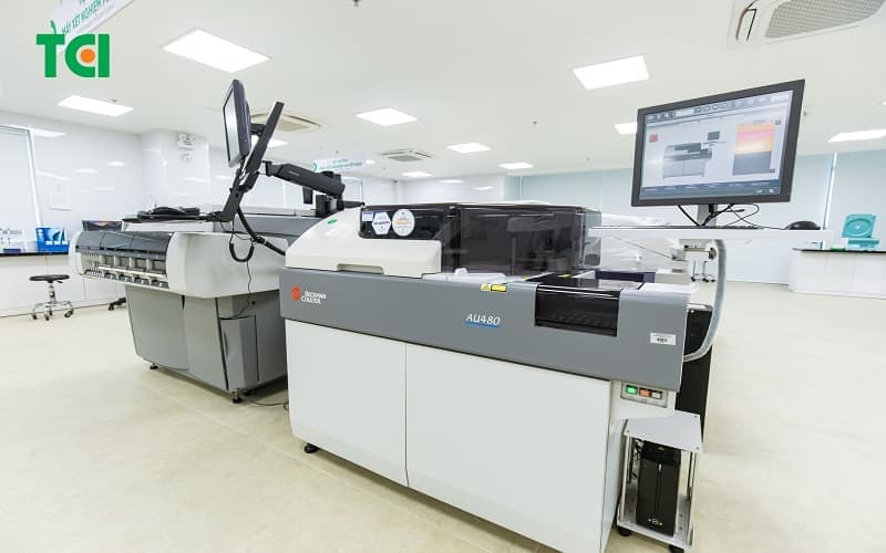 Phòng khám Thu Cúc TCI Hải Phòng có hệ thống xét nghiệm tự động