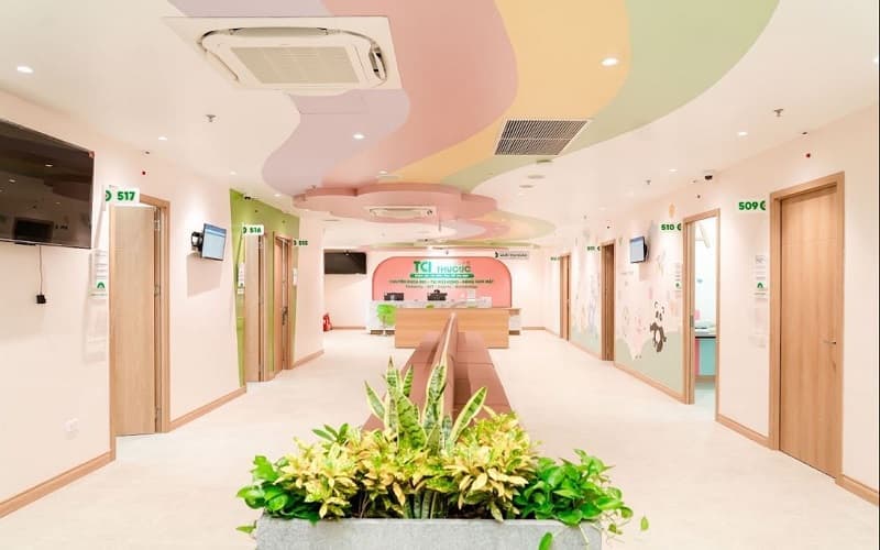 TCI Hải Phòng có quy mô rộng lớn, đáp ứng nhu cầu khám nhi cho khu vực Lê Thanh Nghị
