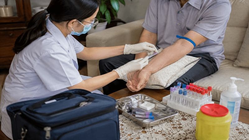 dịch vụ xét nghiệm tại nhà ở Hà Đông