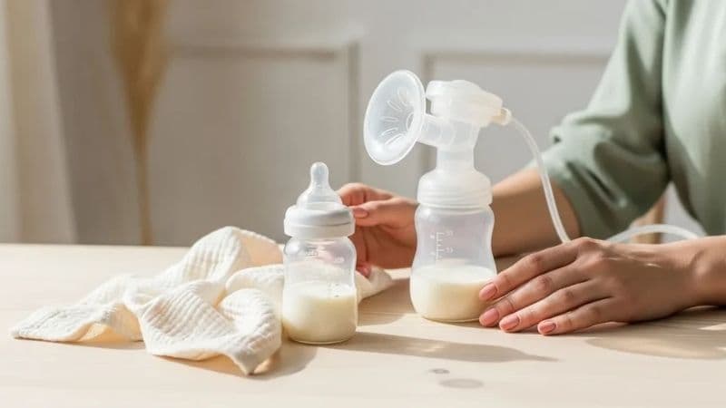 Mẹ sinh mổ ăn nhãn khi cho con bú cần theo dõi phản ứng của bé.