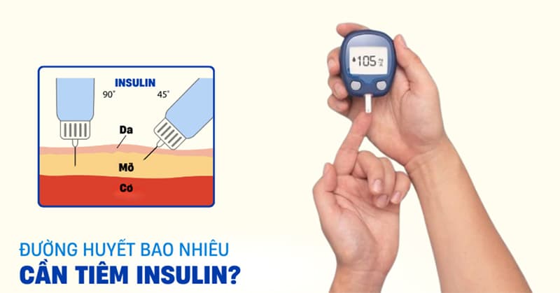 Đường huyết bao nhiêu thì tiêm insulin? Tính liều tiêm thế nào?