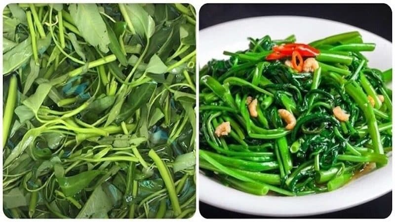 Người bị bệnh ung thư sau hóa, xạ trị cần ăn rau muống đúng cách