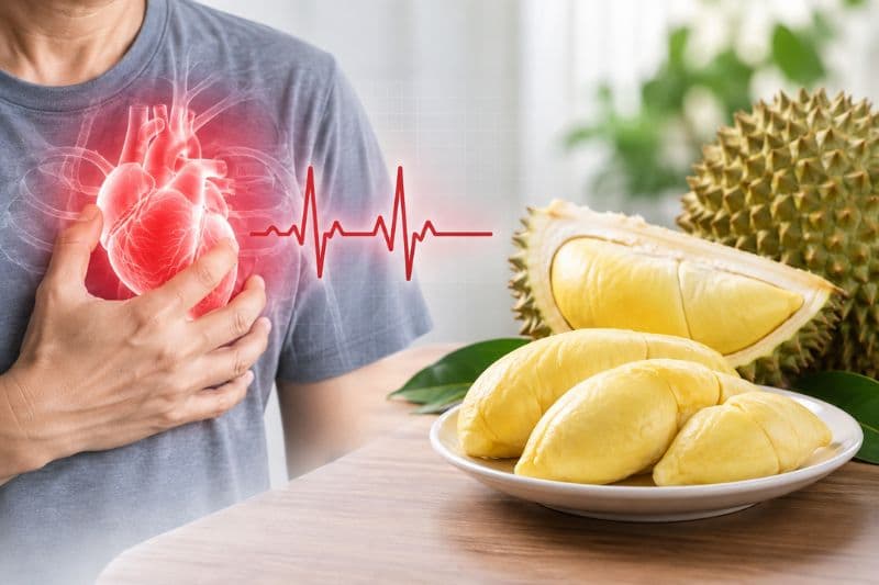 Người mắc bệnh tim kèm suy giảm chức năng thận thì nên thận trọng khi ăn sầu riêng.