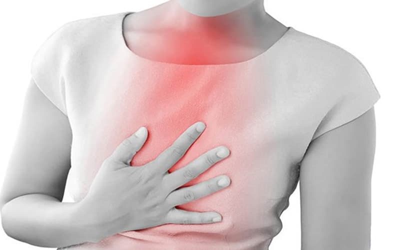 Tràn dịch mật dạ dày có thể gây biến chứng lên hô hấp