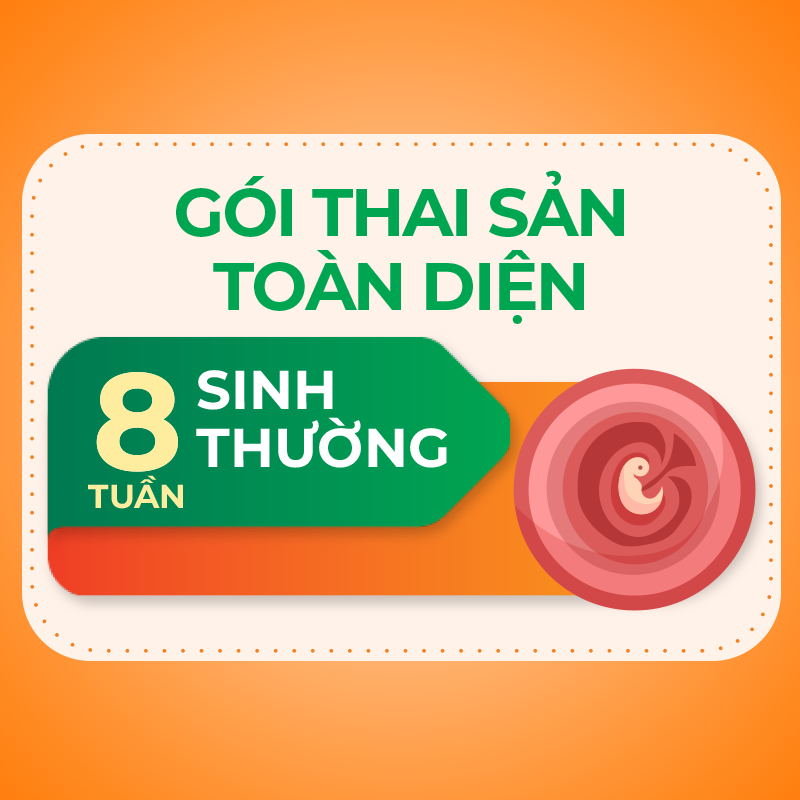 Gói thai sản Toàn diện tuần thứ 8 sinh thường