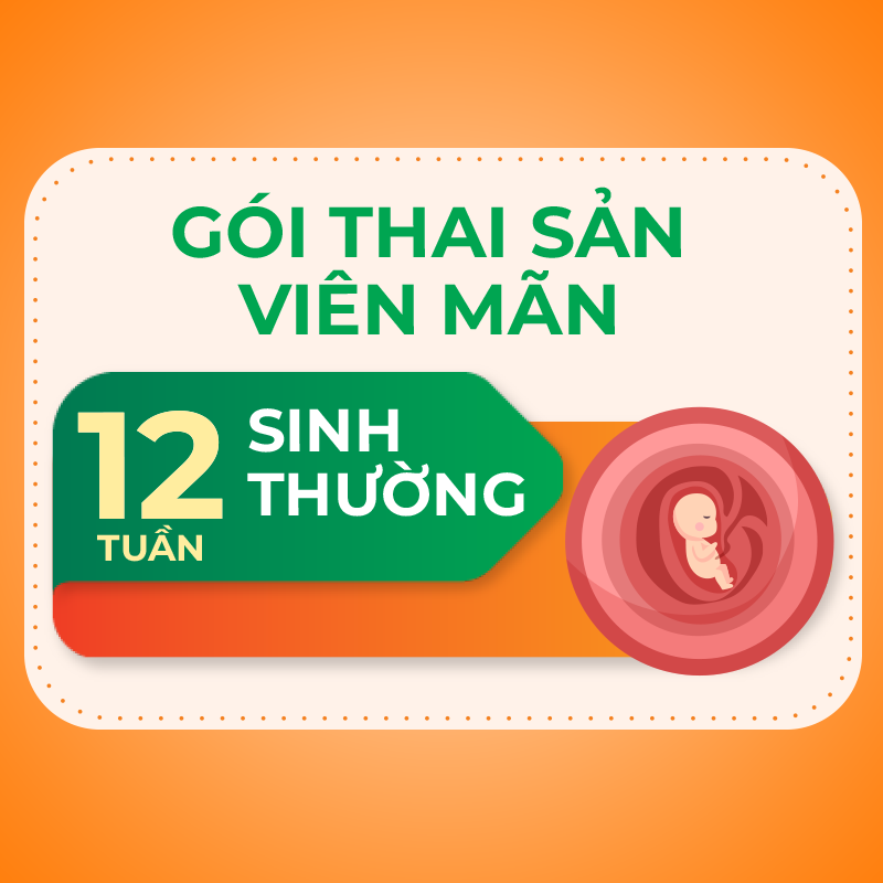 Gói thai sản Viên mãn tuần thứ 12 sinh thường