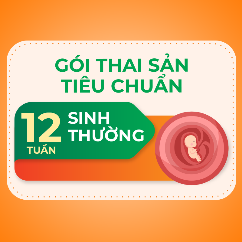 Gói thai sản tiêu chuẩn tuần thứ 12 sinh thường