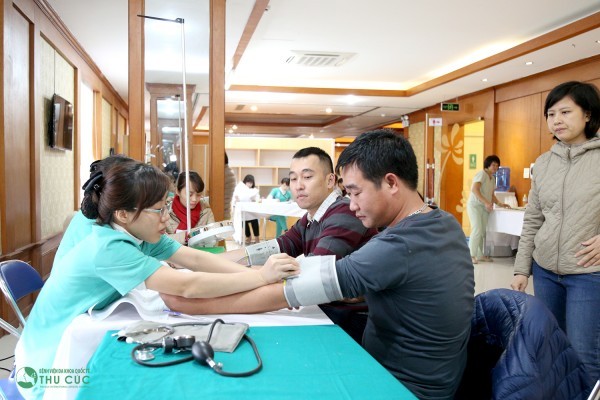 Tập đoàn BIDV khám sức khỏe cho nhân viên tại bệnh viện Thu Cúc