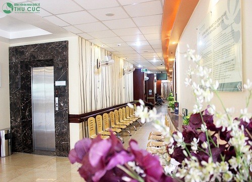 Không gian bệnh viện Thu Cúc được thiết kế theo mô hình bệnh viện – khách sạn, sang trọng sạch sẽ, vô khuẫn tuyệt đối.