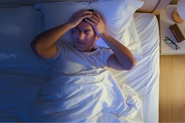 mất ngủ về đêm do thiếu máu não