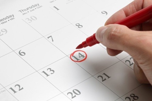 Nếu chu kỳ kinh là 28 ngày, ngày rụng trứng sẽ là ngày thứ 14 của chu kỳ