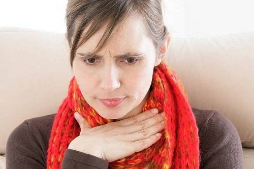 Bị viêm họng mạn tính do trào ngược dạ dày người bệnh sẽ kèm theo các triệu chứng đau tức ngực, rát họng, ăn uống kém