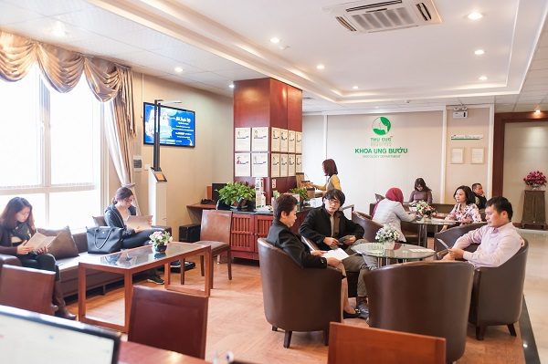 Bệnh viện Đa Khoa Quốc tế Thu Cúc có không gian khám bệnh thân thiện, tạo tâm lý thoải mái cho người bệnh