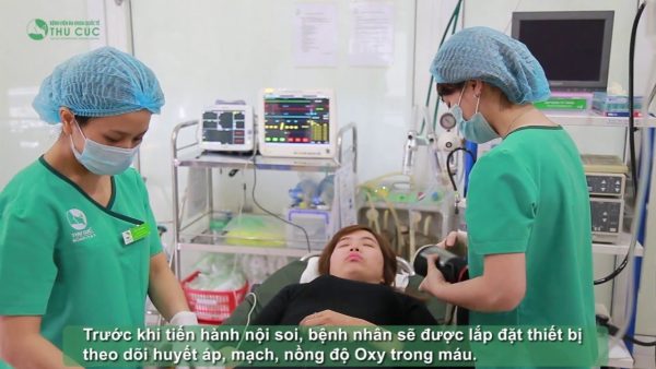 phòng khám nội soi bệnh viện Thu Cúc nội soi không đau, không gây khó chịu
