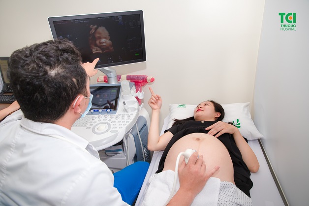 Nhờ công nghệ siêu âm 5D hiện đại mà bố mẹ có thể nhìn thấy rõ ràng, chân thực từng đường nét của con yêu