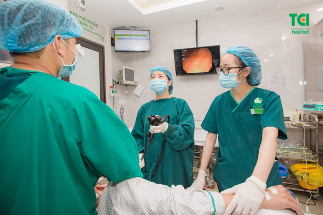 Quá trình nội soi an toàn, không đau không khó chịu tại Thu Cúc
