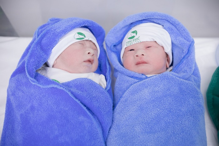 Và rồi rất nhanh chóng hai thiên thần của chị Mai đã cất tiếng khóc chào đời
