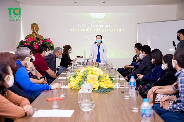 Tư vấn phòng ngừa ung thư tiêu hóa là 1 buổi chia sẻ gần gũi với số ghế giới hạn