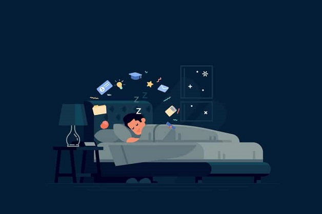 Căng thẳng, stress có thể là nguyên nhân gây rối loạn giấc ngủ.