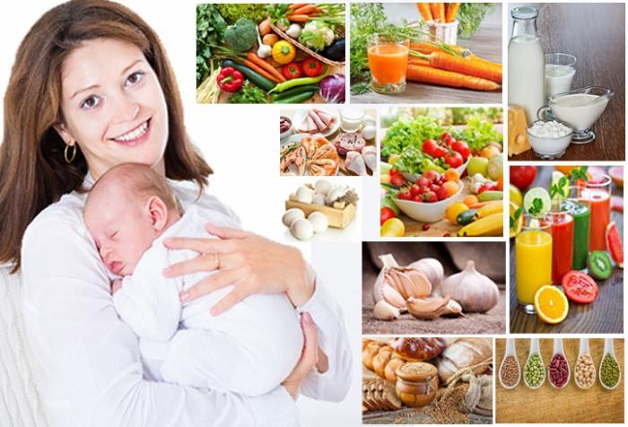 Chế độ dinh dưỡng của mẹ là một trong những yếu tố đầu tiên tác động lên sức khỏe của con.