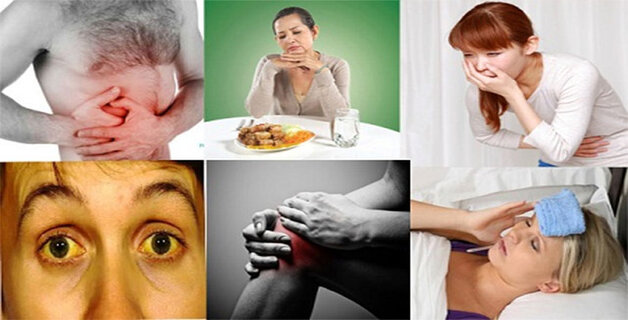 Một số triệu chứng khi nhiễm bệnh