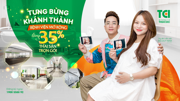 Tưng bừng khánh thành bệnh viện mở rộng Thu Cúc tặng mẹ 35% phí thai sản
