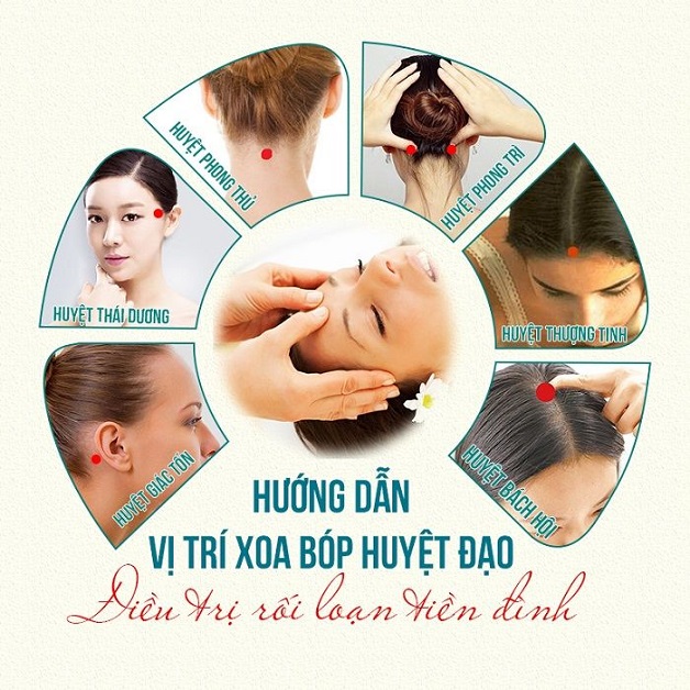 chữa rối loạn tiền đình bằng bấm huyệt xoa bóp