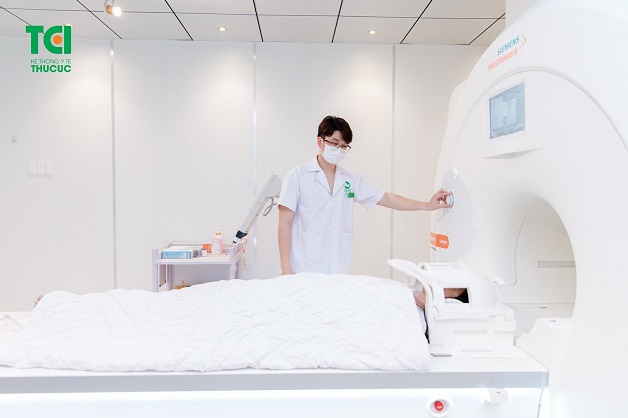 chẩn đoán rối loạn tiền đình bằng chụp cộng hưởng từ MRI sọ não
