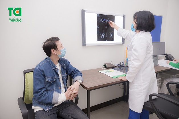 hay bị đau nửa đầu nên chụp cộng hưởng từ sọ mạch tại Thu Cúc