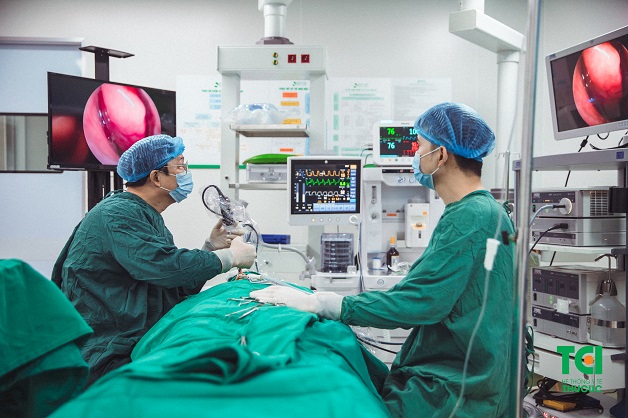 Một ca phẫu thuật viêm xoang tại Bệnh viện Đa khoa Quốc tế Thu Cúc 
