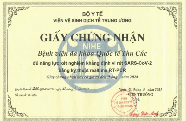 TCI được Bộ Y tế cấp phép xét nghiệm PCR Covid-19