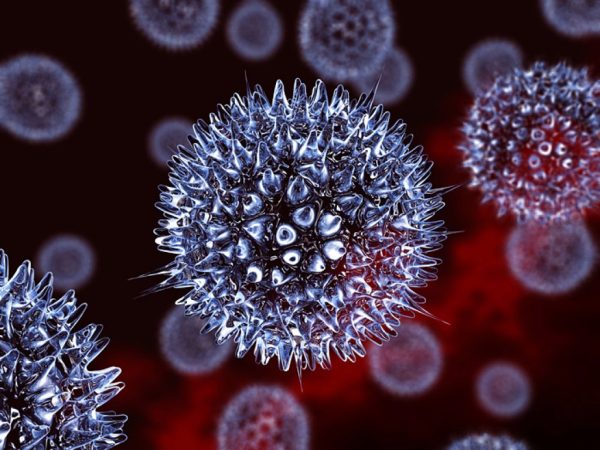 bệnh Herpes ở môi gây ra bởi Virus Herpes simplex - Chủng virus thường gây mụn rộp ở người, đặc biệt là mụn rộp ở môi