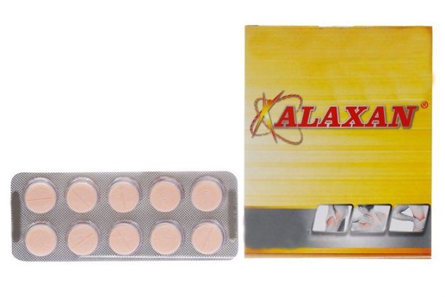 Alaxan là sự kết hợp giữa Paracetamol và Ibuprofen