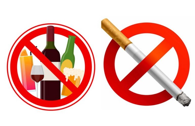 Người bệnh nên kiêng bia rượu, thuốc lá