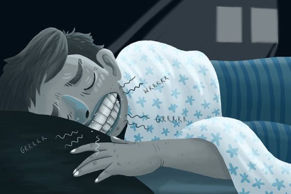 Nghiến răng là một trong những nguyên nhân hàng đầu khiến mọi người thường cảm thấy ê buốt răng mỗi khi ngủ dậy