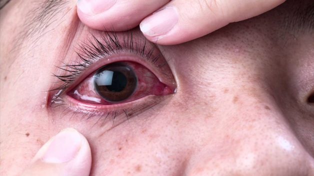 giác mạc bị trầy