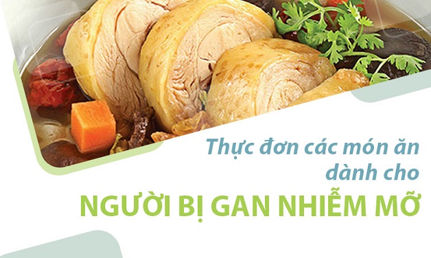 Nguyên tắc xây dựng thực đơn cho người gan nhiễm mỡ