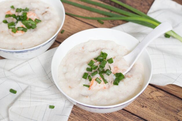 Cháo gạo nếp rất dễ tiêu và nhiều giá trị dinh dưỡng