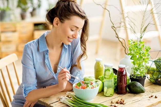 giảm cân cho người đau dạ dày bằng rau xanh