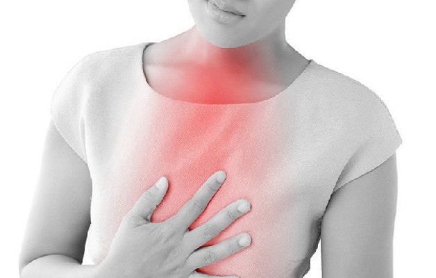 Đau thắt vùng ngực là triệu chứng thường gặp ở bệnh nhân thiếu máu cục bộ cơ tim