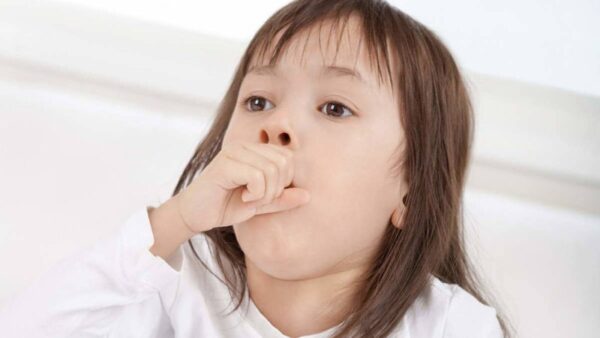 Trẻ mắc viêm tiểu phế quản sẽ có triệu chứng ho, sổ mũi, nghẹt mũi.