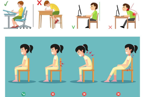 Giữ khoảng cách từ mắt đến sách vở trên bàn là 25cm cho học sinh tiểu học