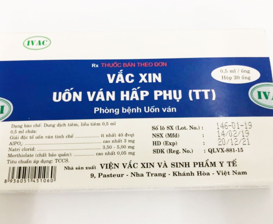 Vắc xin uốn ván hấp phụ (TT)