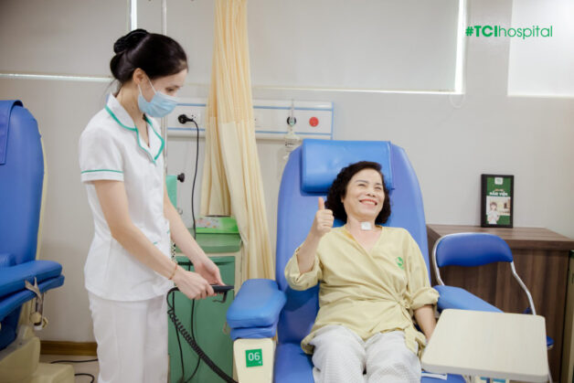 Hình ảnh rạng rỡ của bệnh nhân H. sau khi điều trị bướu giáp bằng đốt sóng cao tần