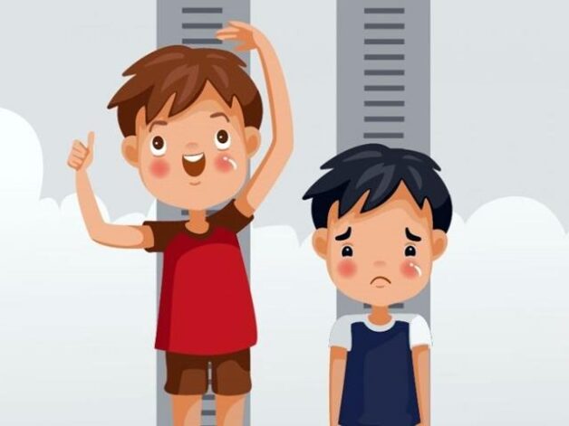 Trẻ còi xương suy dinh dưỡng ngoại hình khác biệt so với trẻ phát triển bình thường