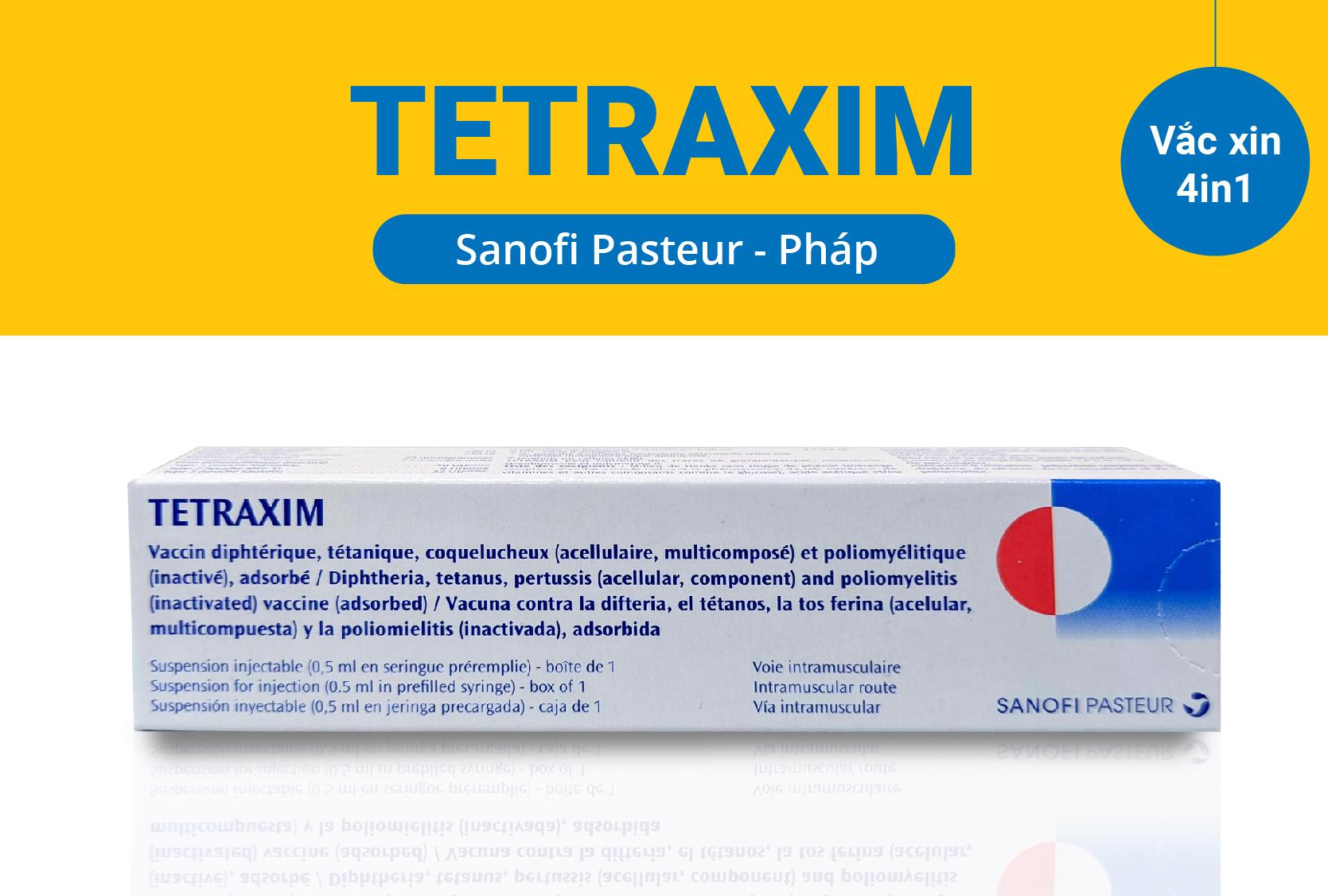 Bộ Y tế khuyến nghị tiêm phòng bạch hầu - ho gà - uốn ván - bại liệt cho trẻ tích hợp trong mũi vắc xin 4in1 Tetraxim