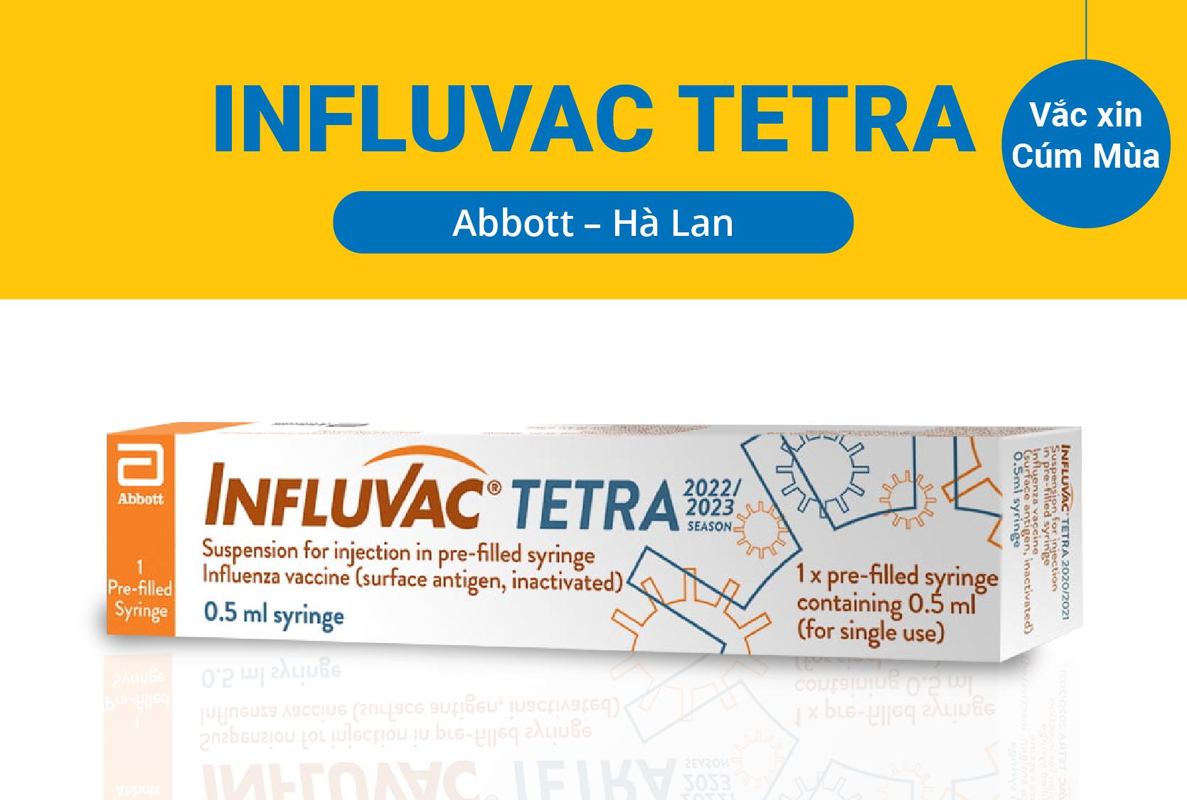 Phòng tiêm chủng Thu Cúc TCI hiện cung cấp dịch vụ chủng ngừa vắc xin Influvac Tetra với giá 360.000đ