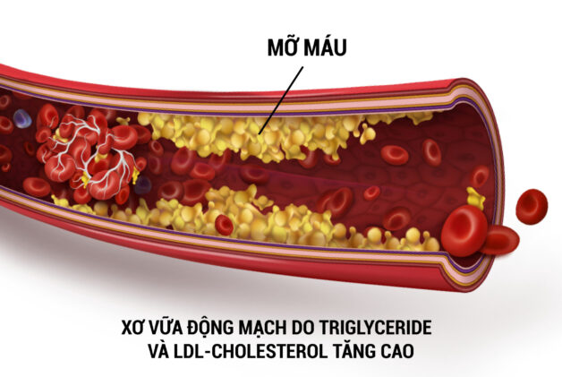 đánh giá nguy cơ đột quỵ do chỉ số Triglyceride cao